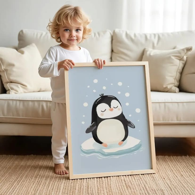 Tablou colectia Neutral - model Pinguin