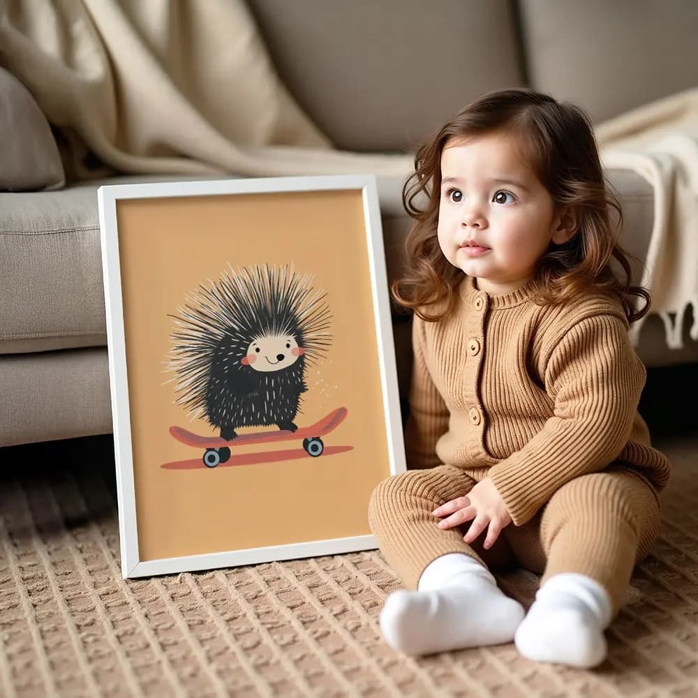 Tablou cu Ilustratii grafice - model Arici