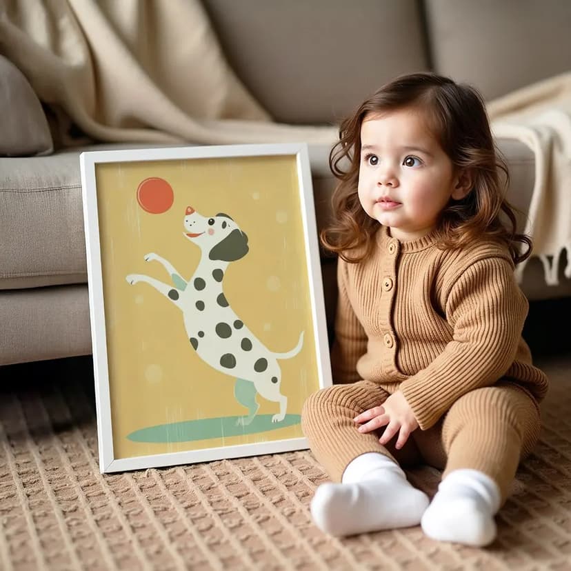 Tablou cu Ilustratii grafice - model Cățel