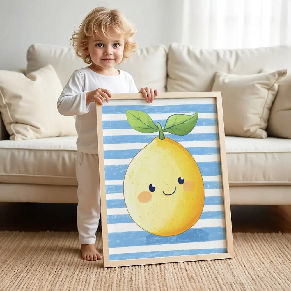 Tablou cu Ilustratii grafice - model Lămâie