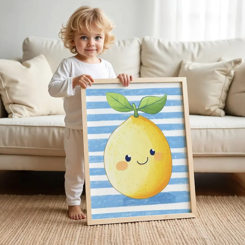 Tablou cu Ilustratii grafice - model Lămâie