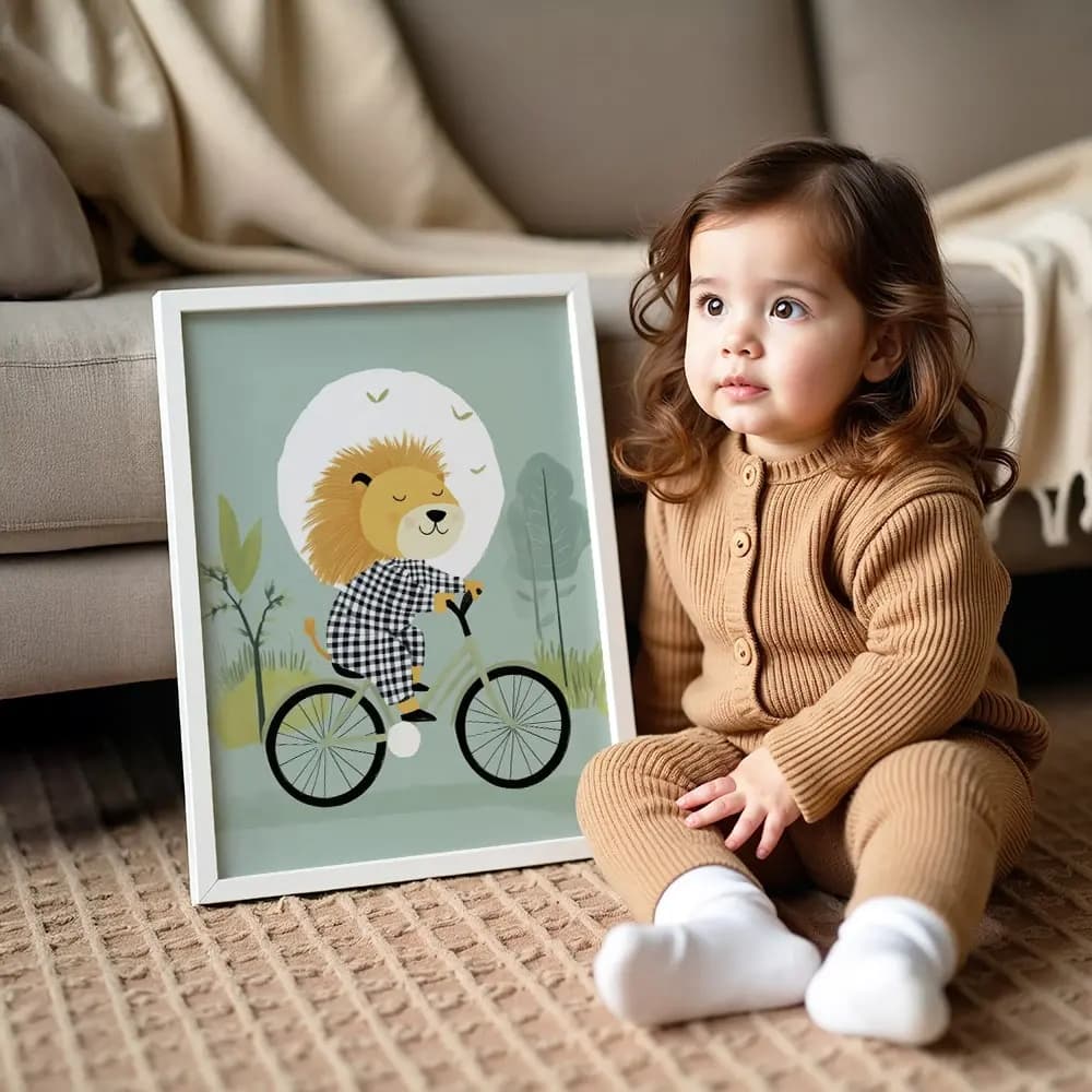 Tablou cu Ilustratii grafice - model Leu 01