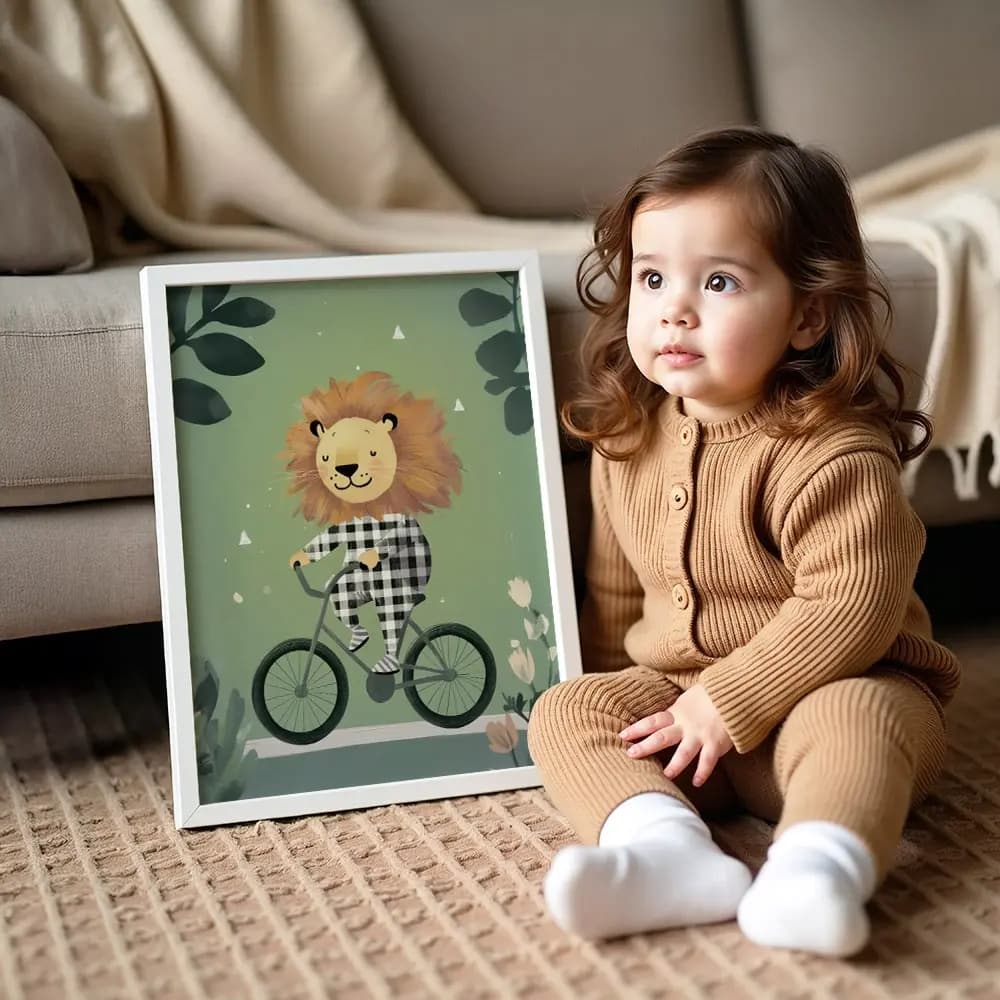 Tablou cu Ilustratii grafice - model Leu 02