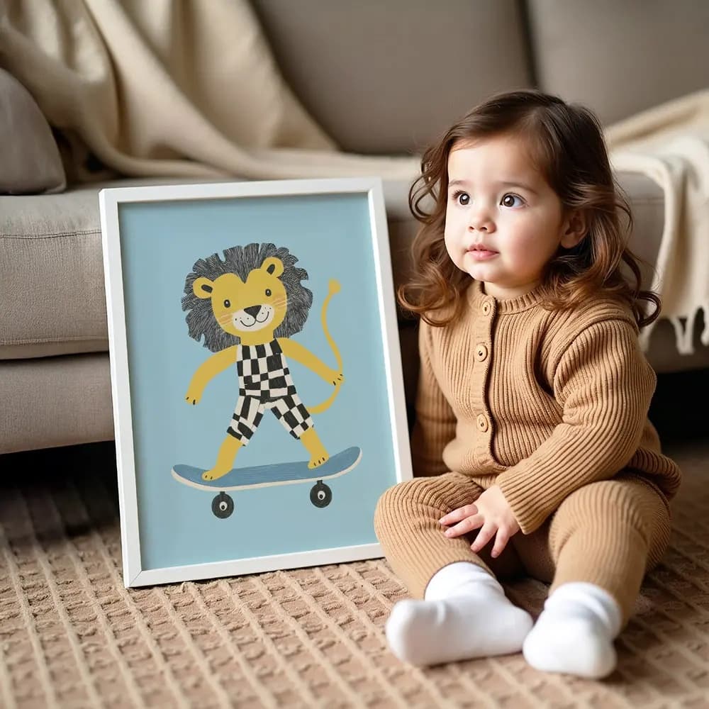 Tablou cu Ilustratii grafice - model Leu 03