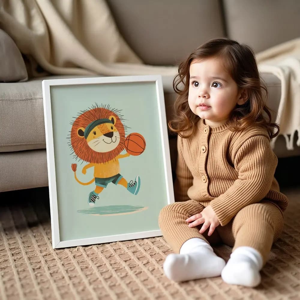 Tablou cu Ilustratii grafice - model Leu 04