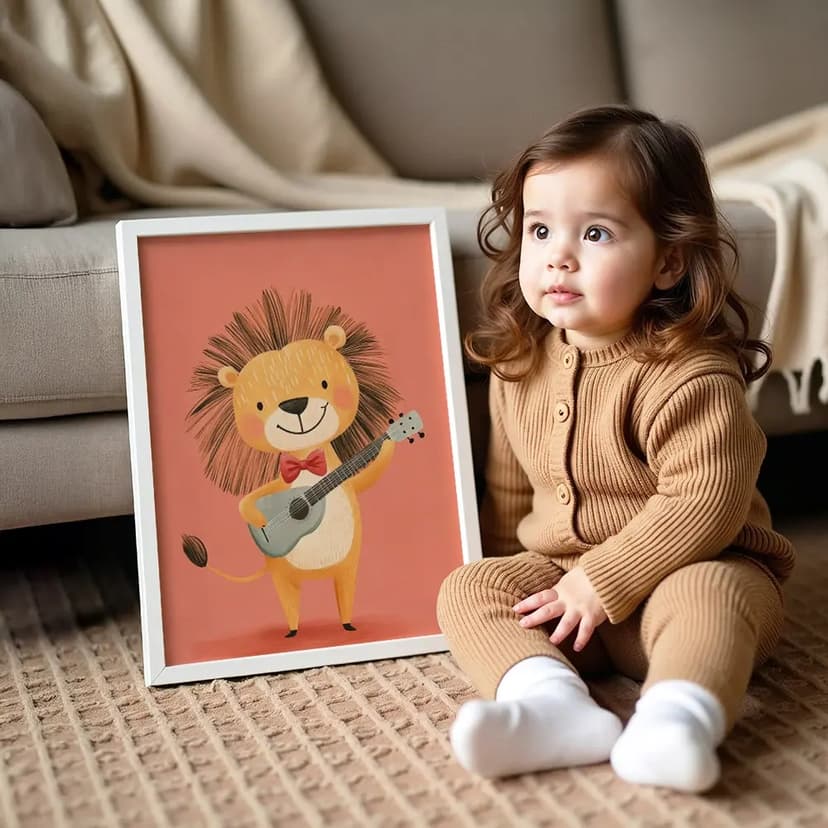 Tablou cu Ilustratii grafice - model Leu 08
