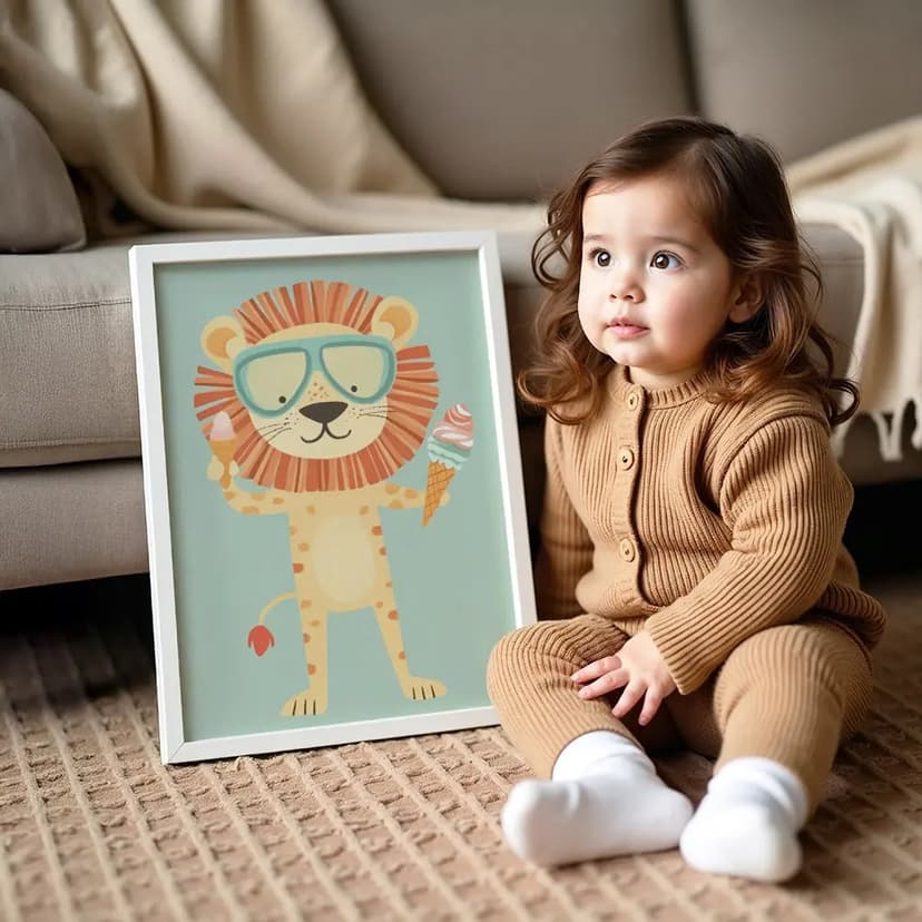 Tablou cu Ilustratii grafice - model Leu 10