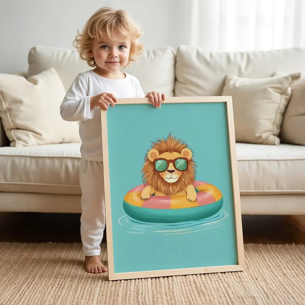 Tablou cu Ilustratii grafice - model Leu 12