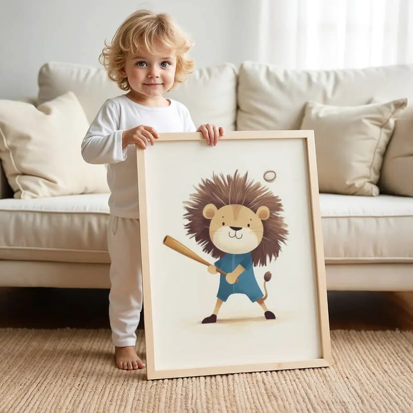 Tablou cu Ilustratii grafice - model Leu