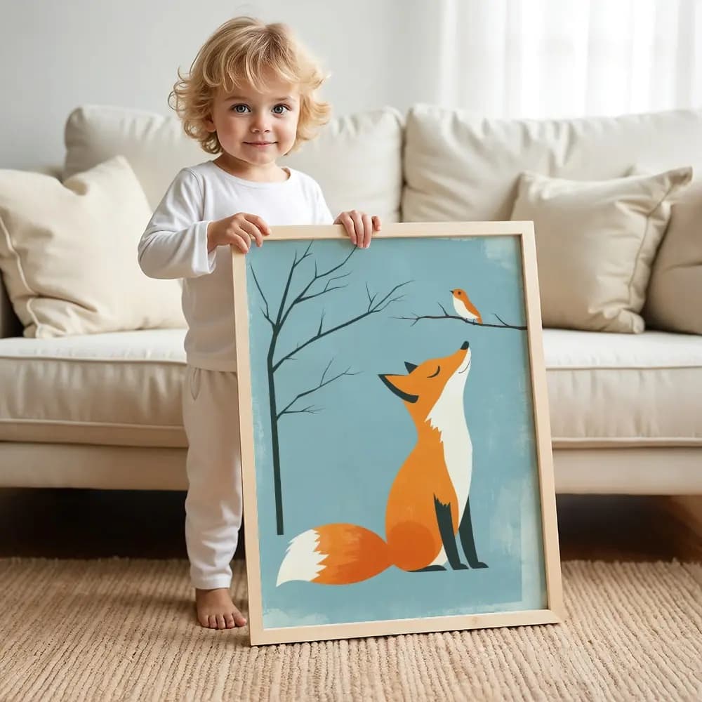 Tablou cu Ilustratii grafice - model Vulpe