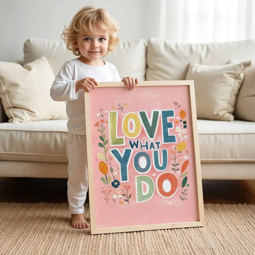 Tablou motivational - Love What You Do