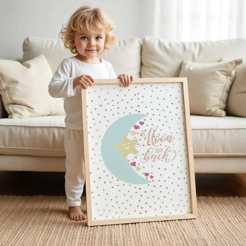 Tablou motivational - To The Moon And Back