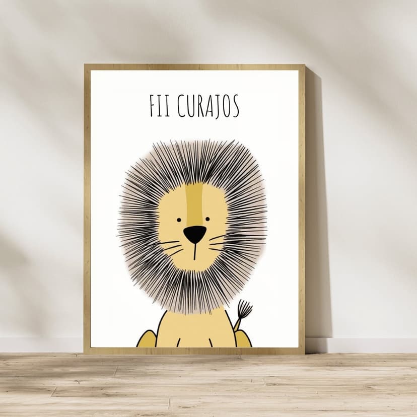 Tablou personalizat / Canvas FII CURAJOS