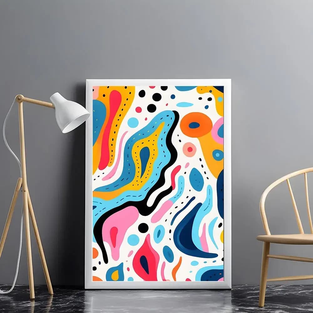 Tablou pop art modern pentru perete accent