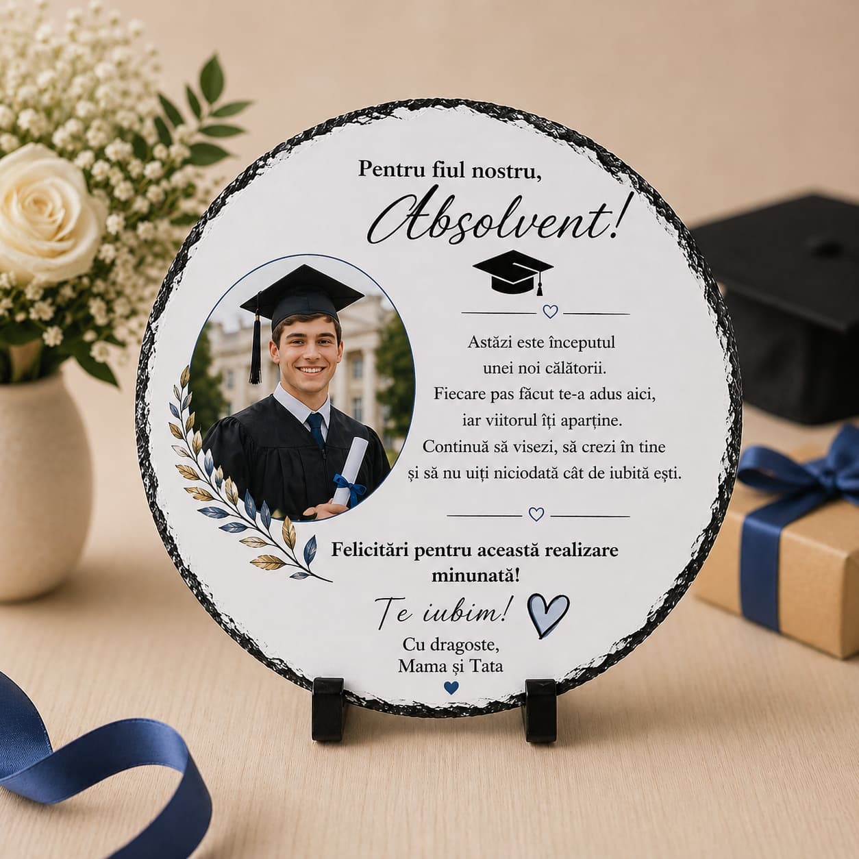 Ardezii Absolvire Personalizate cu Poză și Mesaj