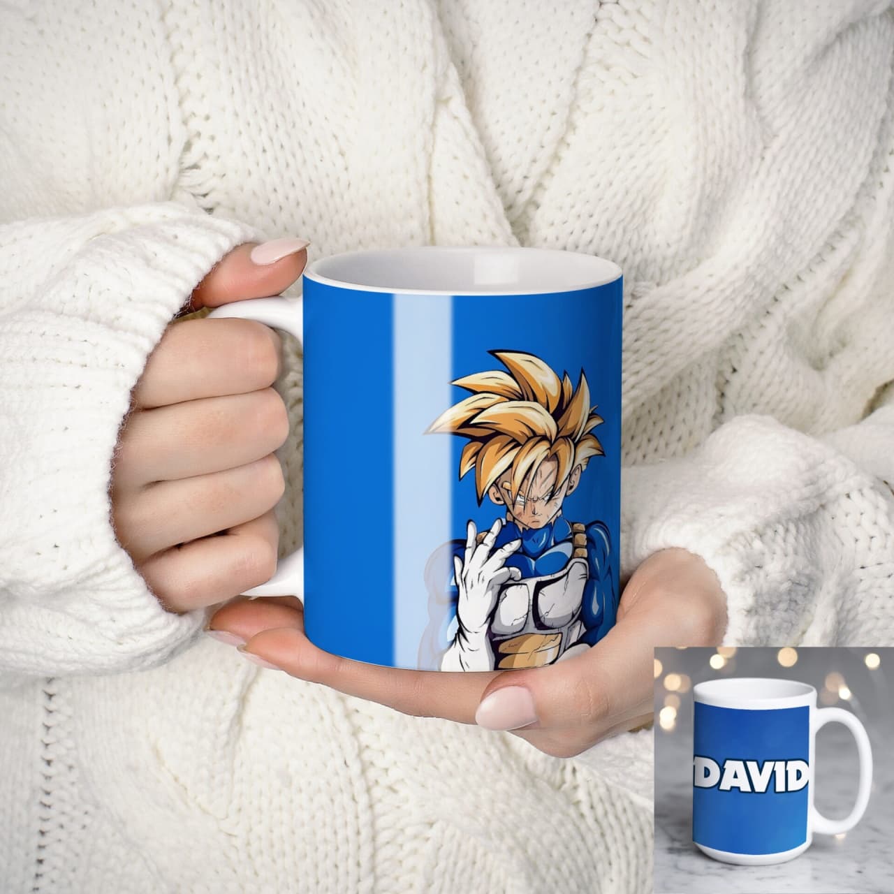 Cană personalizată Naruto cu nume sau mesaj – cadou pentru fani anime și gameri