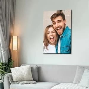 Canvas personalizat cu poză și text – tablou canvas foto, cadou personalizat premium