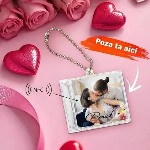 Cadouri personalizate cu tehnologie NFC pentru prieten/prietena/fiu/fiica nas/nasa/prieteni dragi