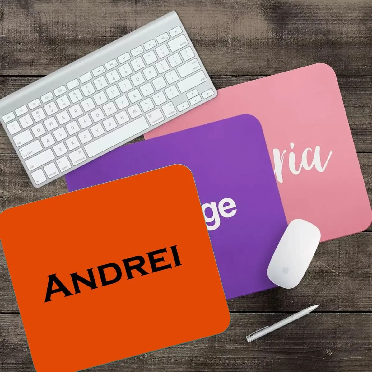 Mouse pad personalizat cu nume si fundal – pad mouse anime 19x27 cm, 3mm, imprimare UV