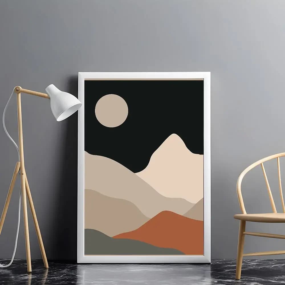 Tablou abstract artistic colorat pentru decor interior