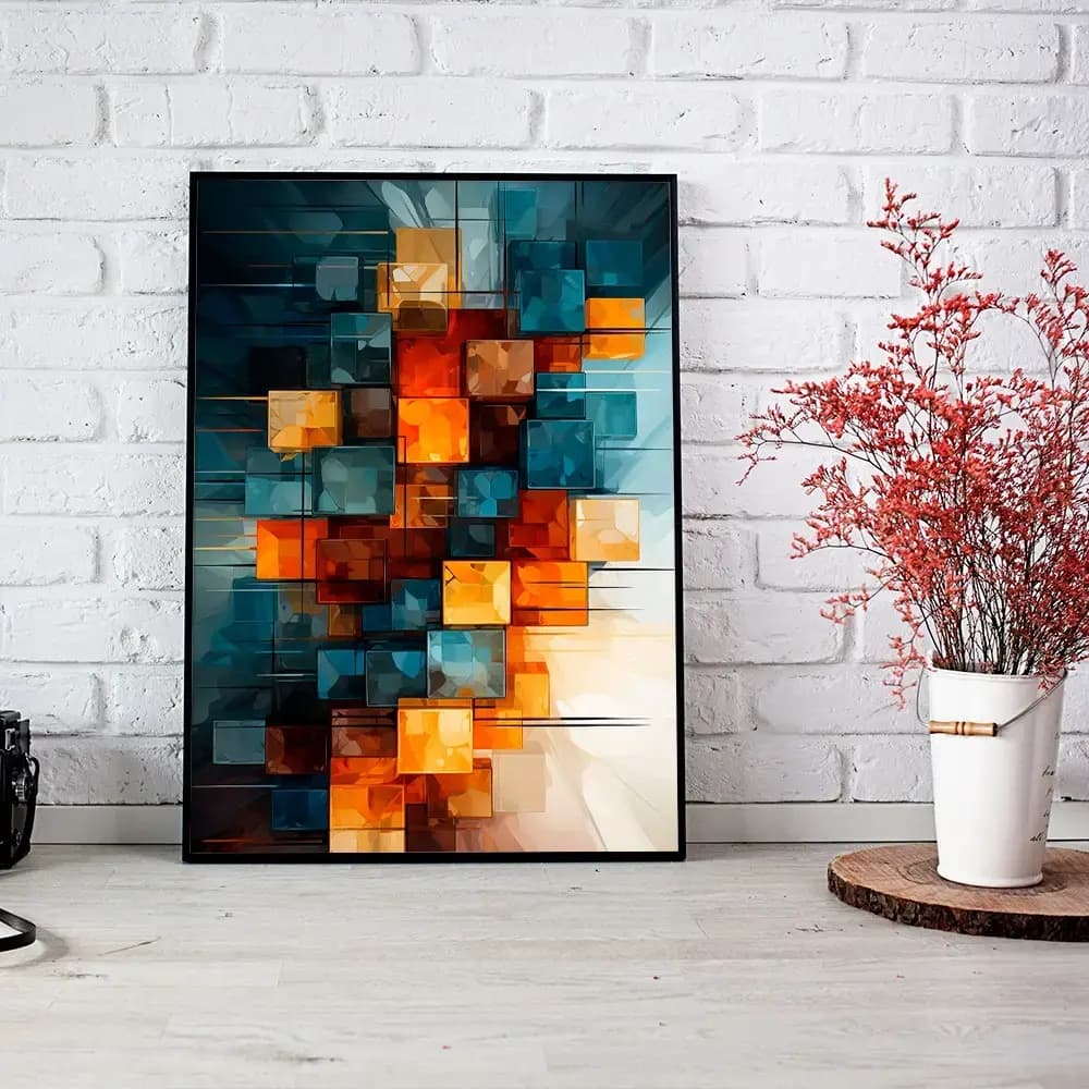 Tablou abstract decorativ pentru spații moderne