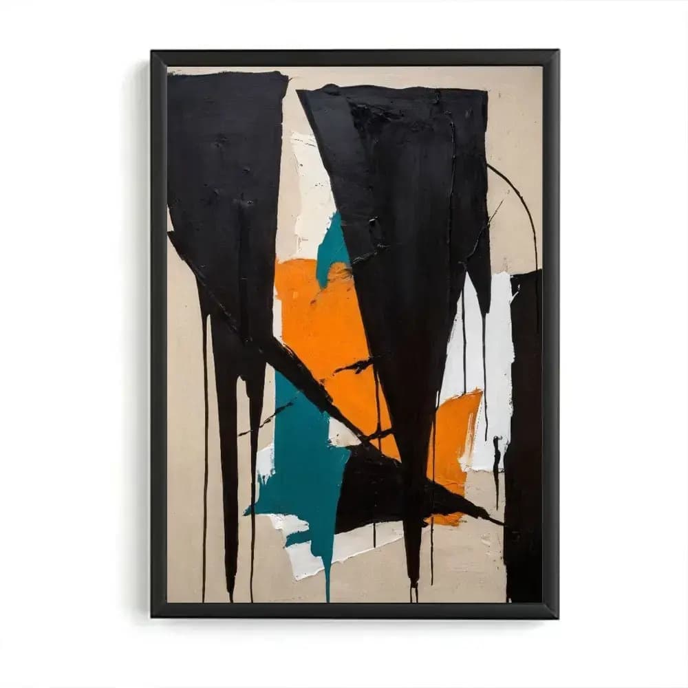 Tablou abstract modern artistic pentru living