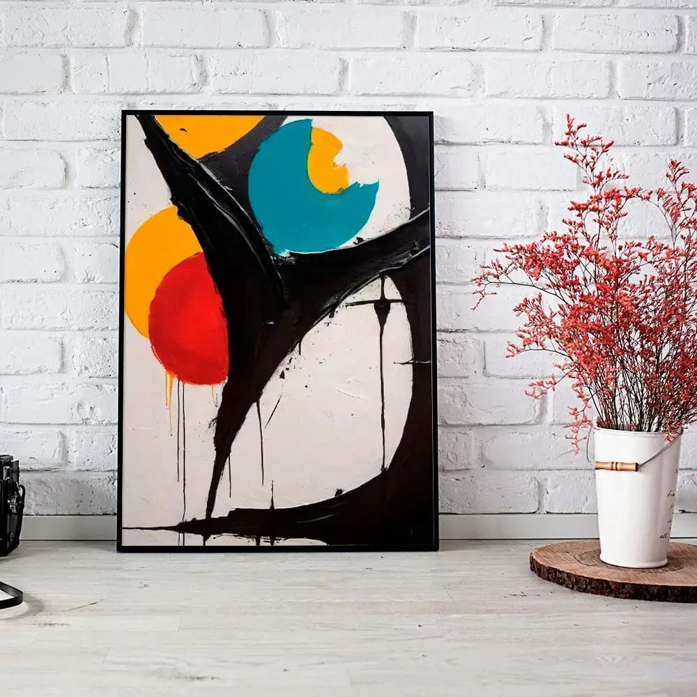 Tablou abstract modern în stil artistic pentru casă