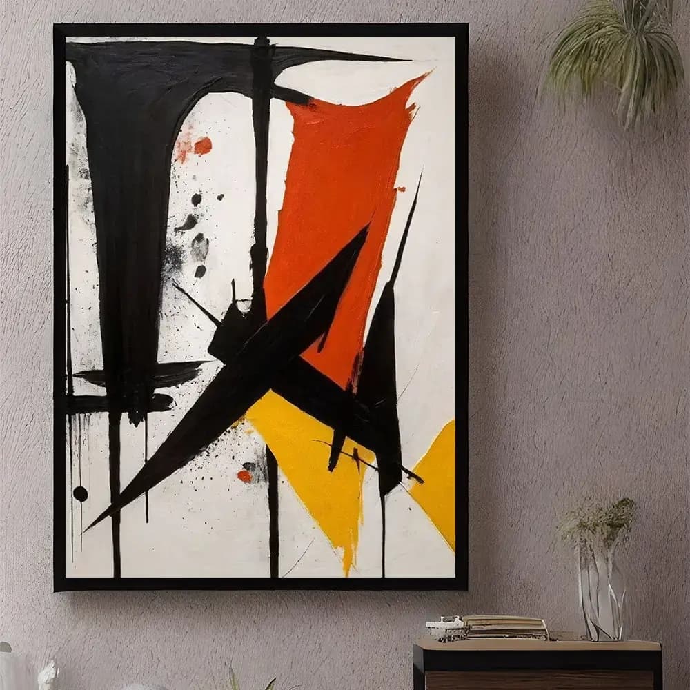 Tablou abstract modern în stil contemporan pentru perete