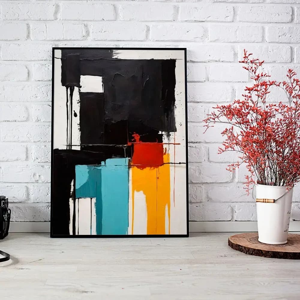 Tablou abstract modern pentru decor contemporan