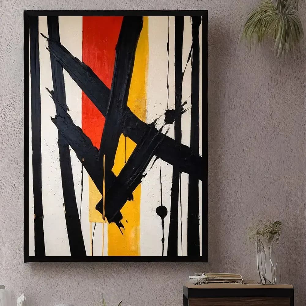 Tablou abstract modern pentru decor minimalist elegant