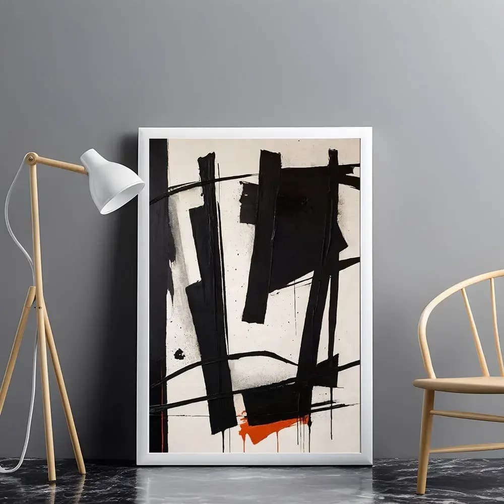 Tablou abstract modern pentru design interior contemporan