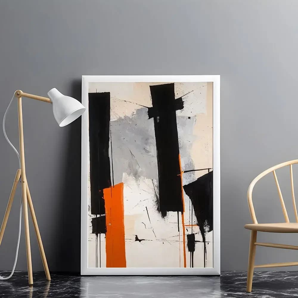 Tablou abstract modern pentru living elegant