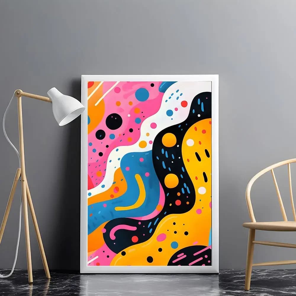 Tablou abstract pop art artistic pentru perete