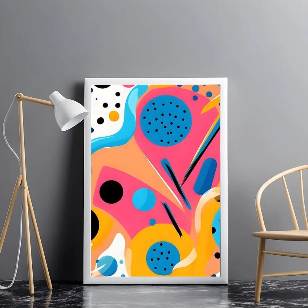 Tablou abstract pop art pentru decor premium