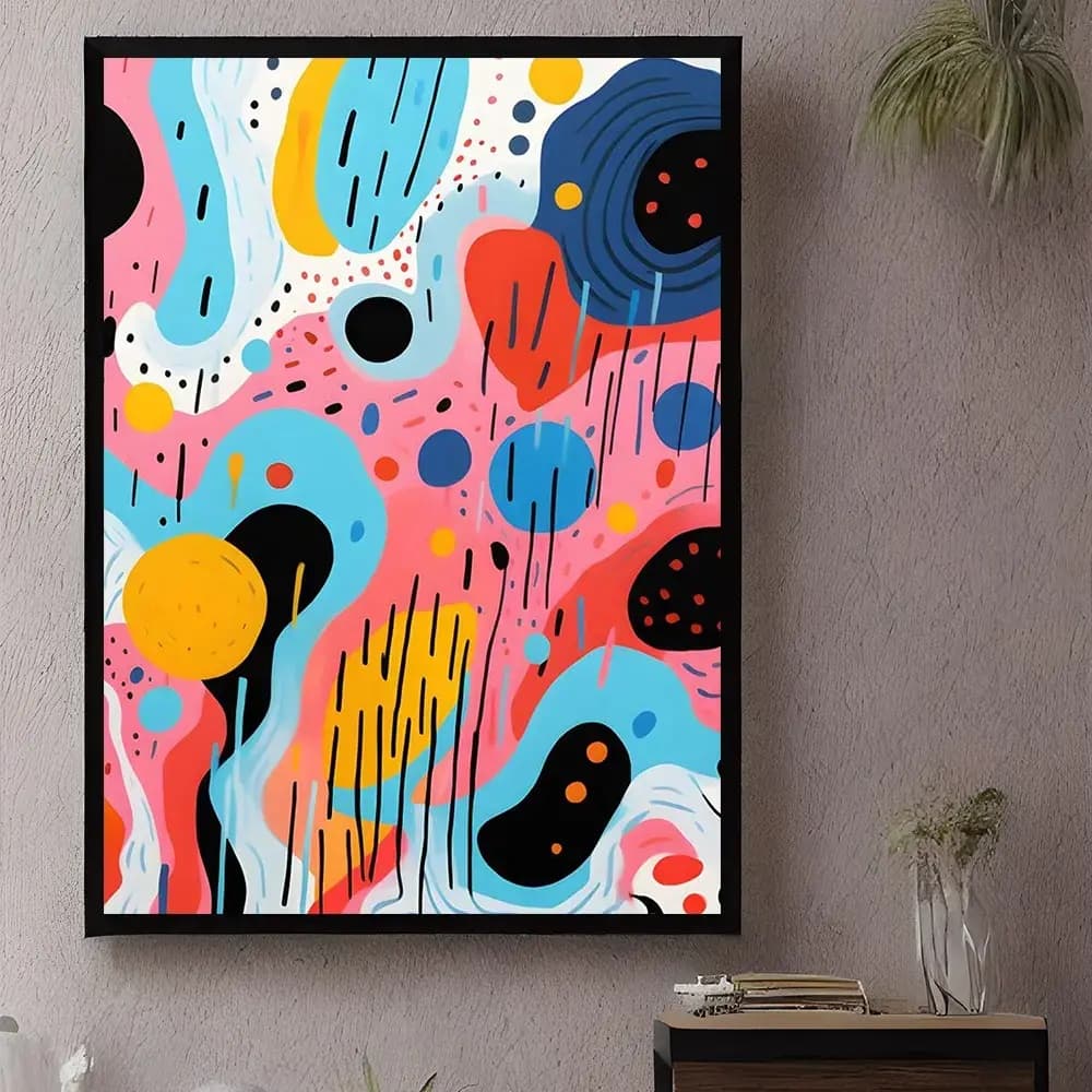 Tablou abstract pop art pentru spații contemporane