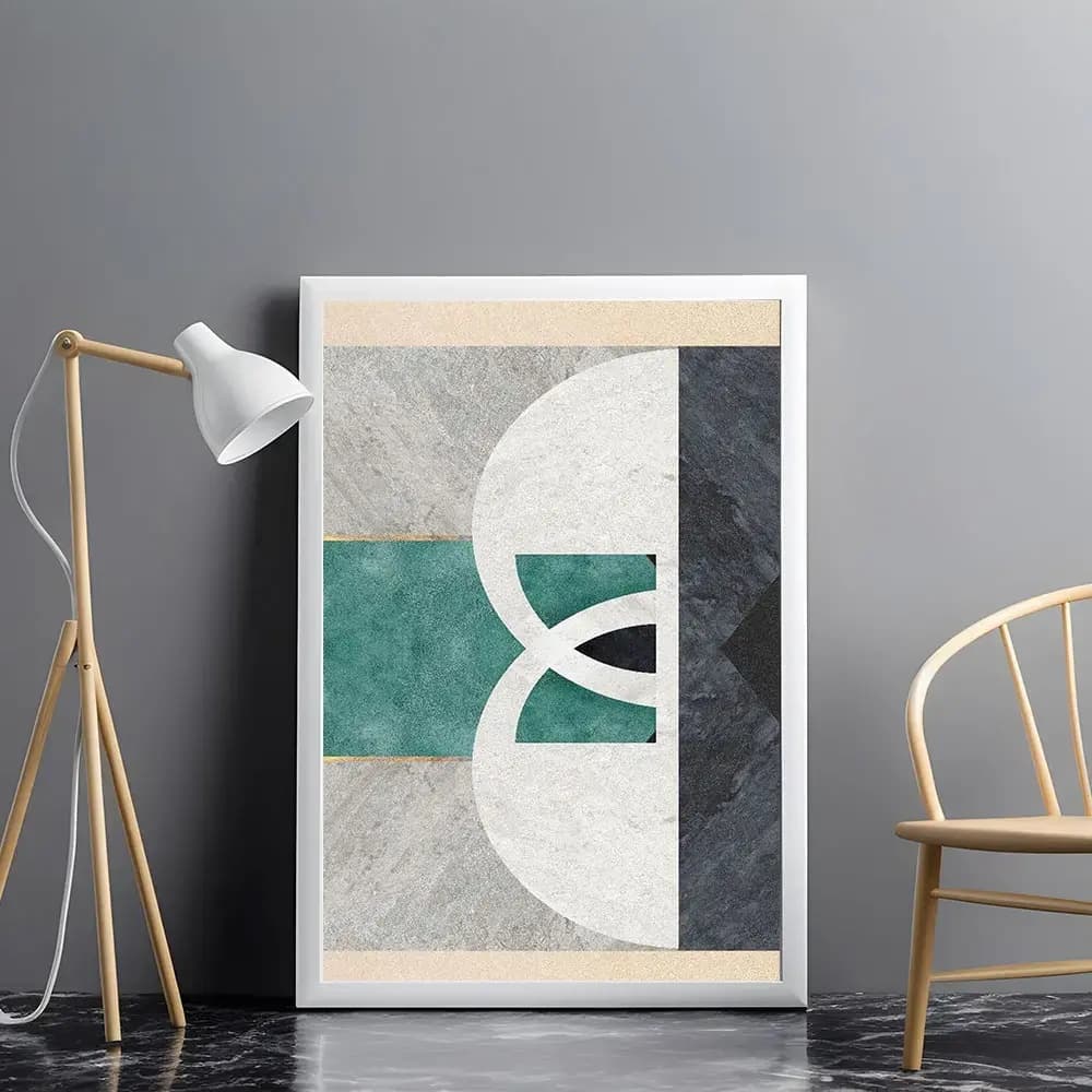 Tablou artă abstractă colorat pentru living modern