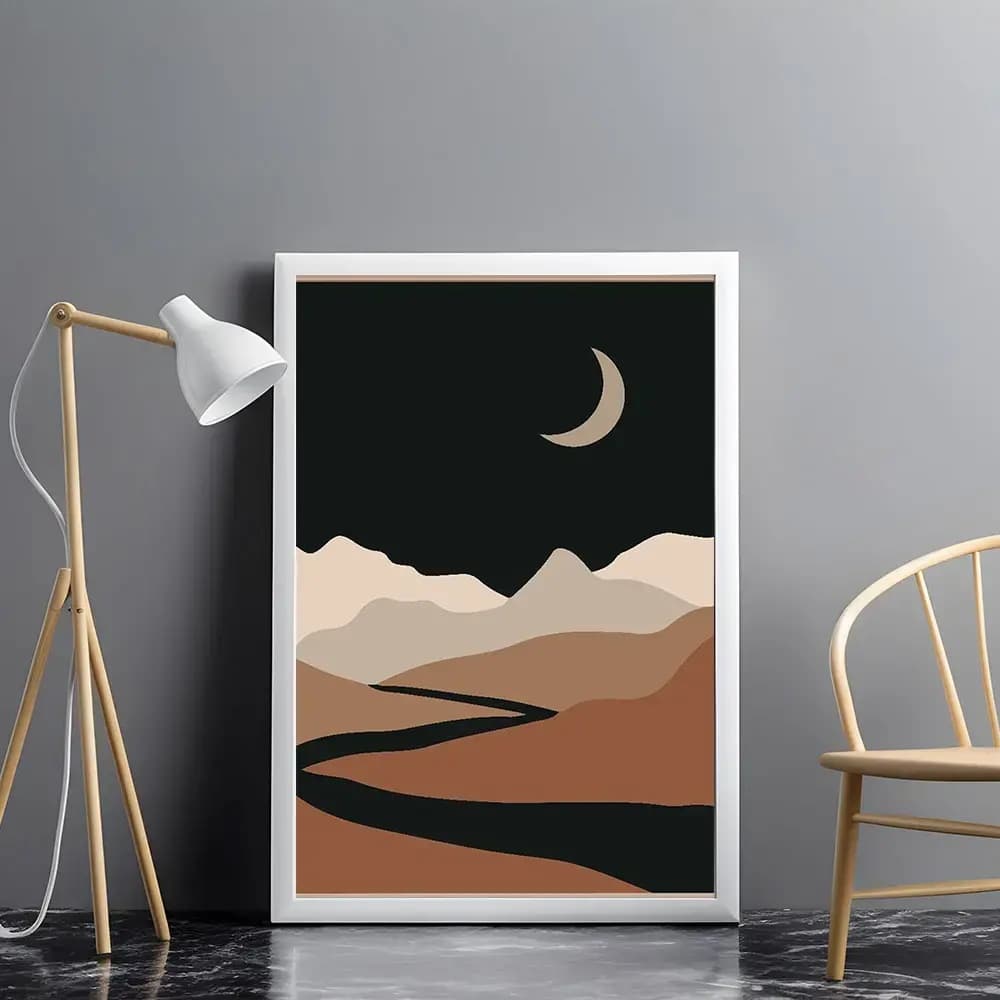 Tablou artă abstractă modern pentru living
