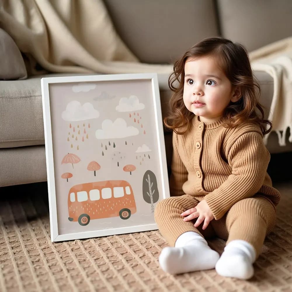 Tablou colectia Neutral - model Autobuz Scolar