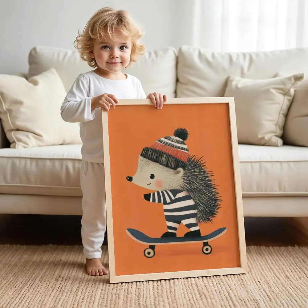 Tablou cu Ilustratii grafice - model Arici 01