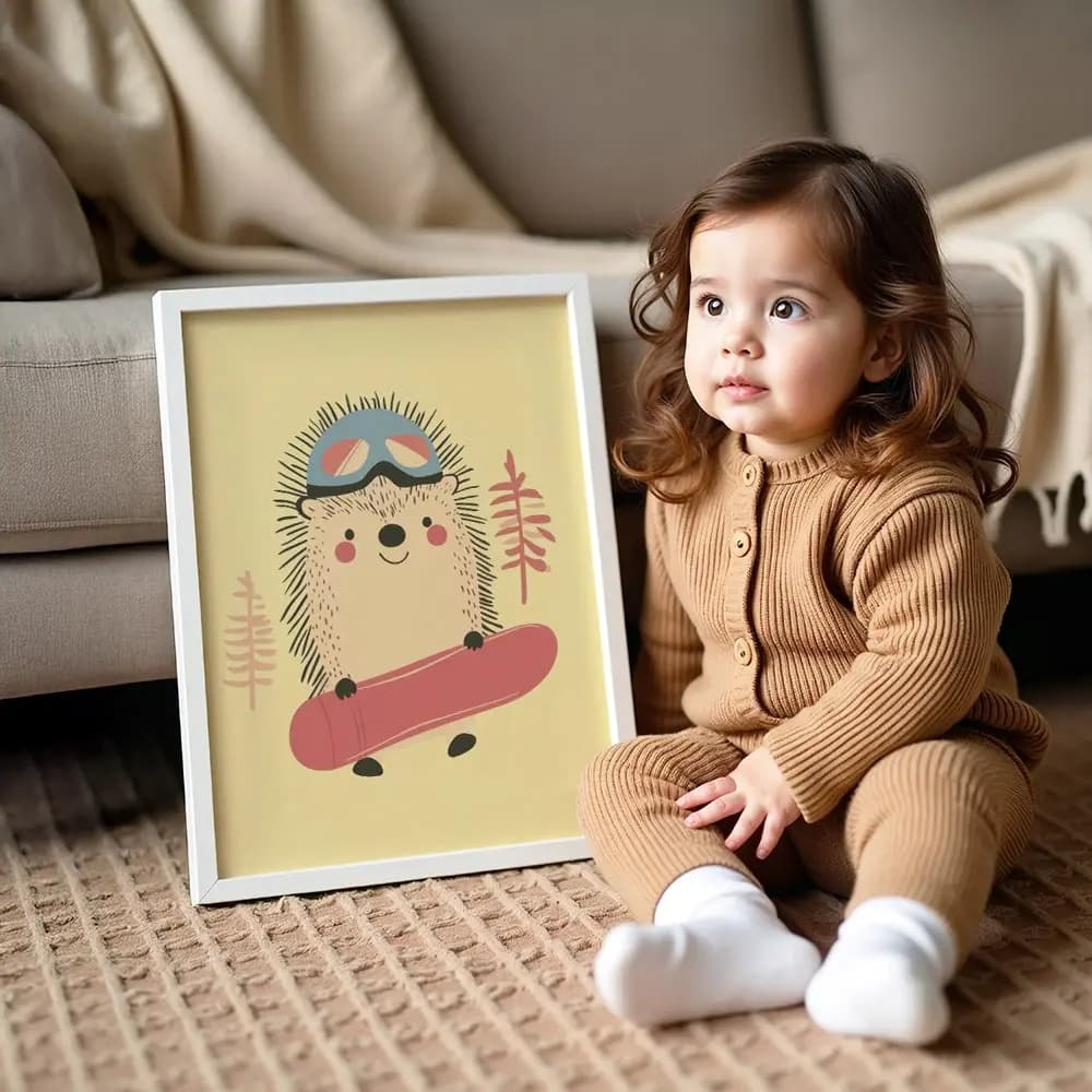 Tablou cu Ilustratii grafice - model Arici 02