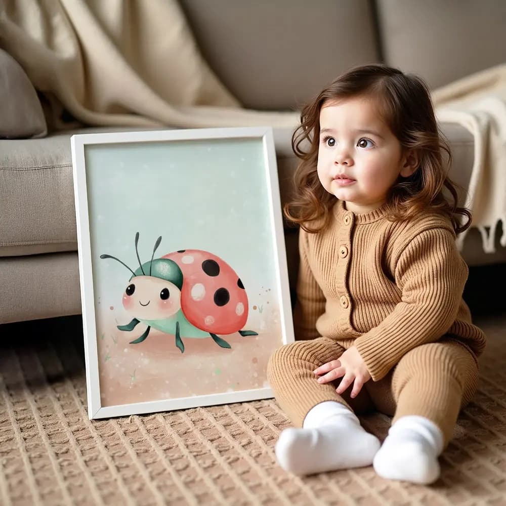 Tablou cu Ilustratii grafice - model Buburuză