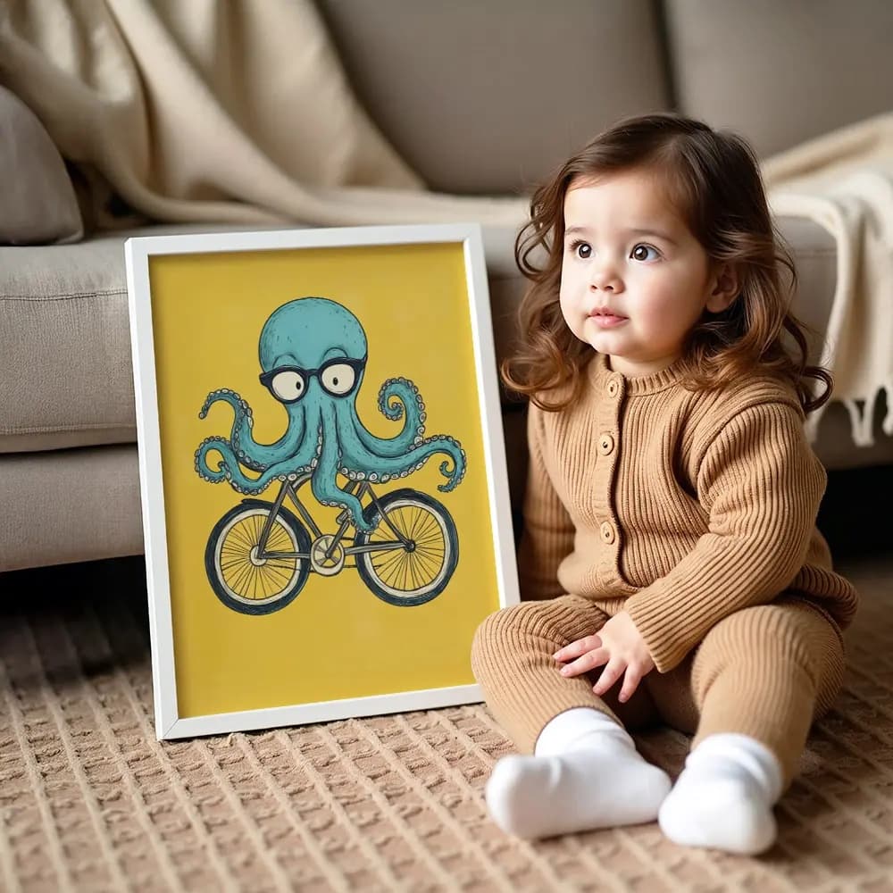 Tablou cu Ilustratii grafice - model Caracatiță
