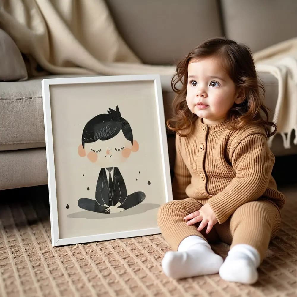 Tablou cu Ilustratii grafice - model Copilaș