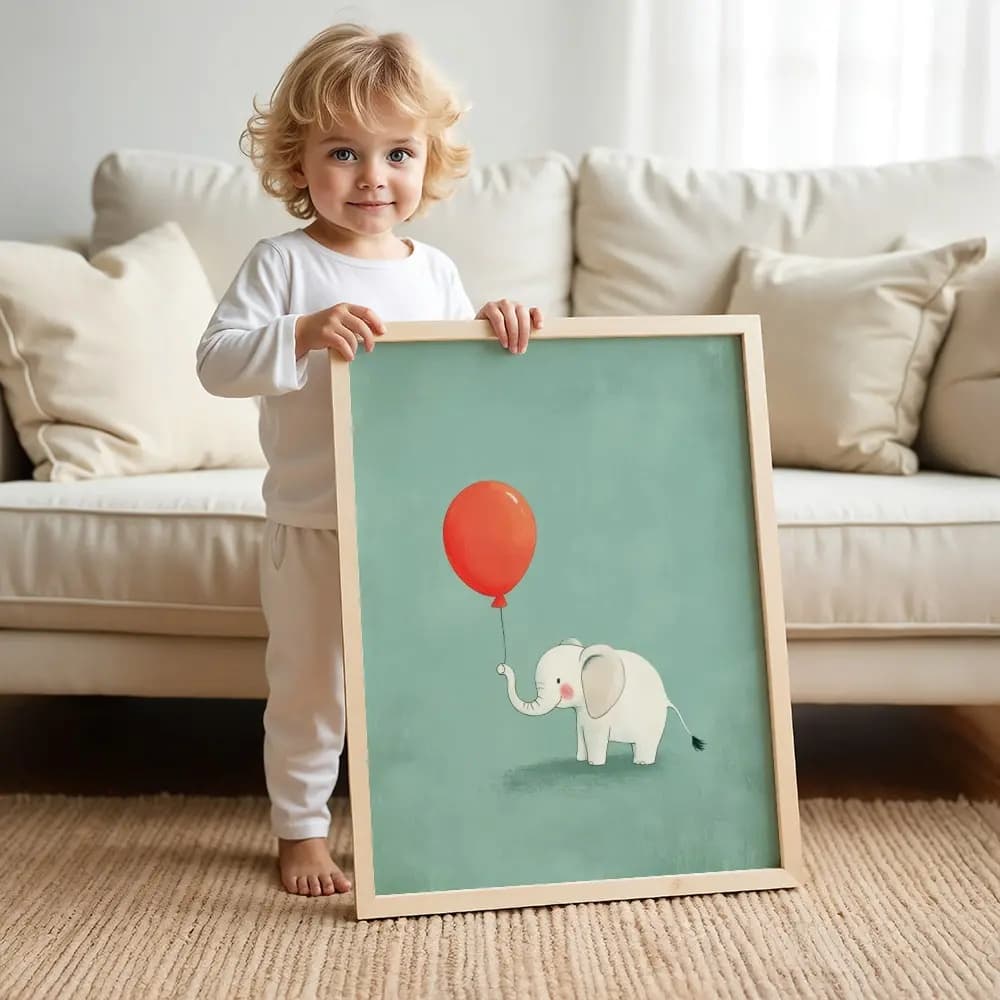 Tablou cu Ilustratii grafice - model Elefant 04