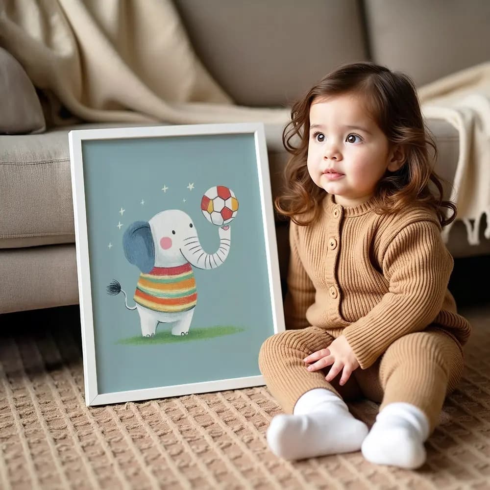Tablou cu Ilustratii grafice - model Elefant 05
