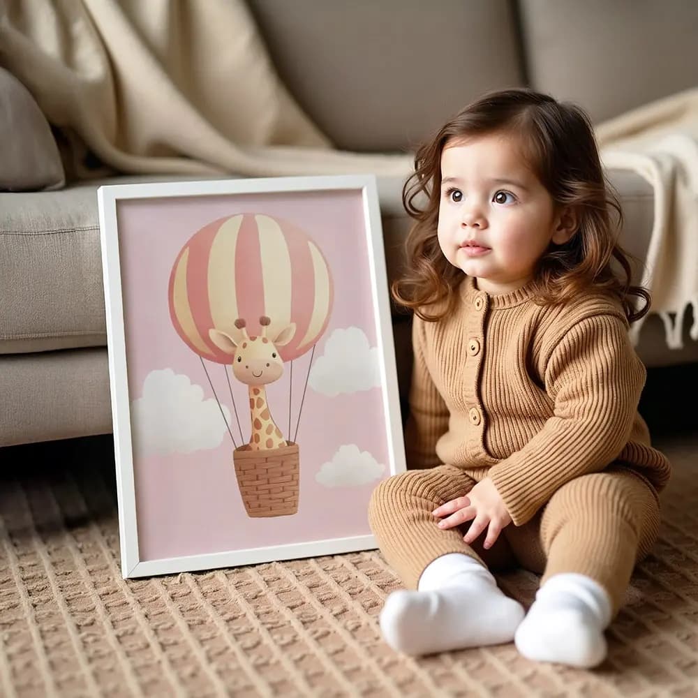 Tablou cu Ilustratii grafice - model Girafă 01