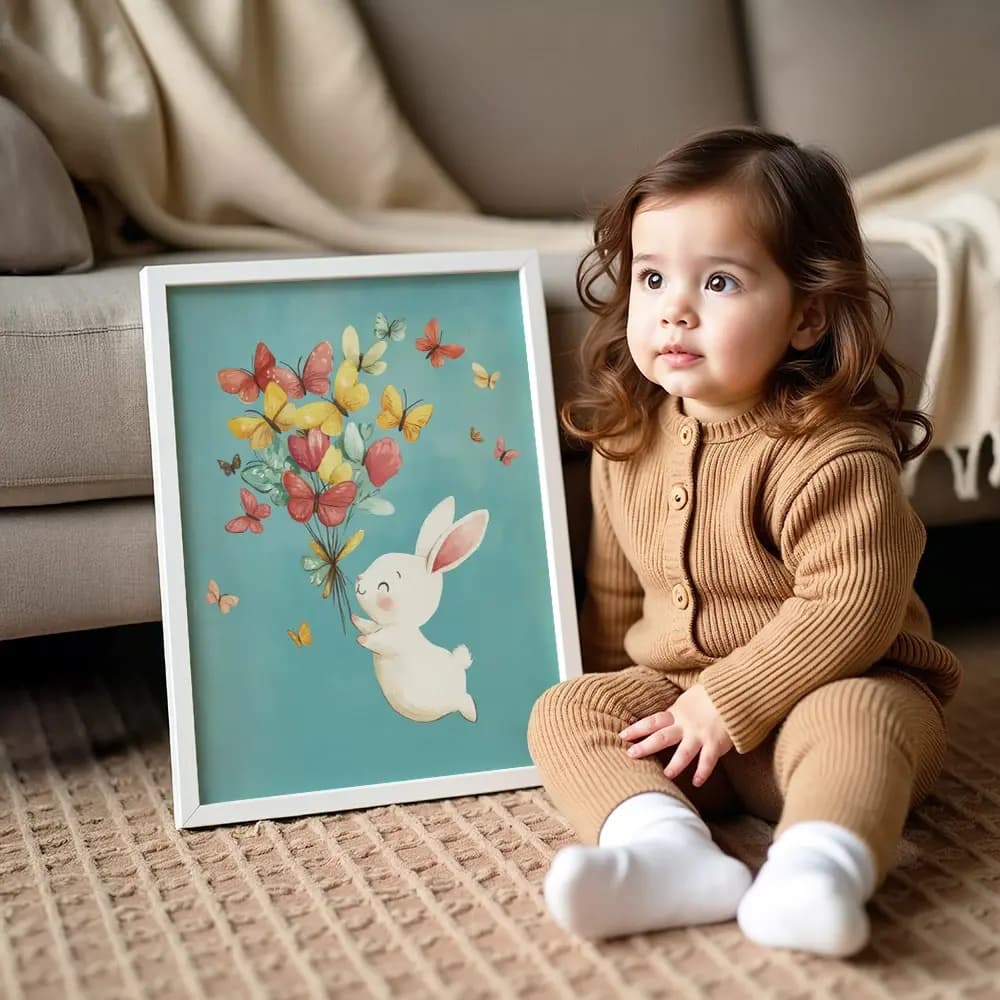 Tablou cu Ilustratii grafice - model Iepure 01