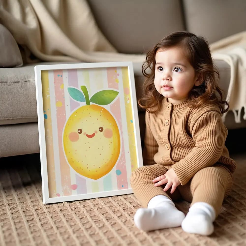 Tablou cu Ilustratii grafice - model Lămâie 01