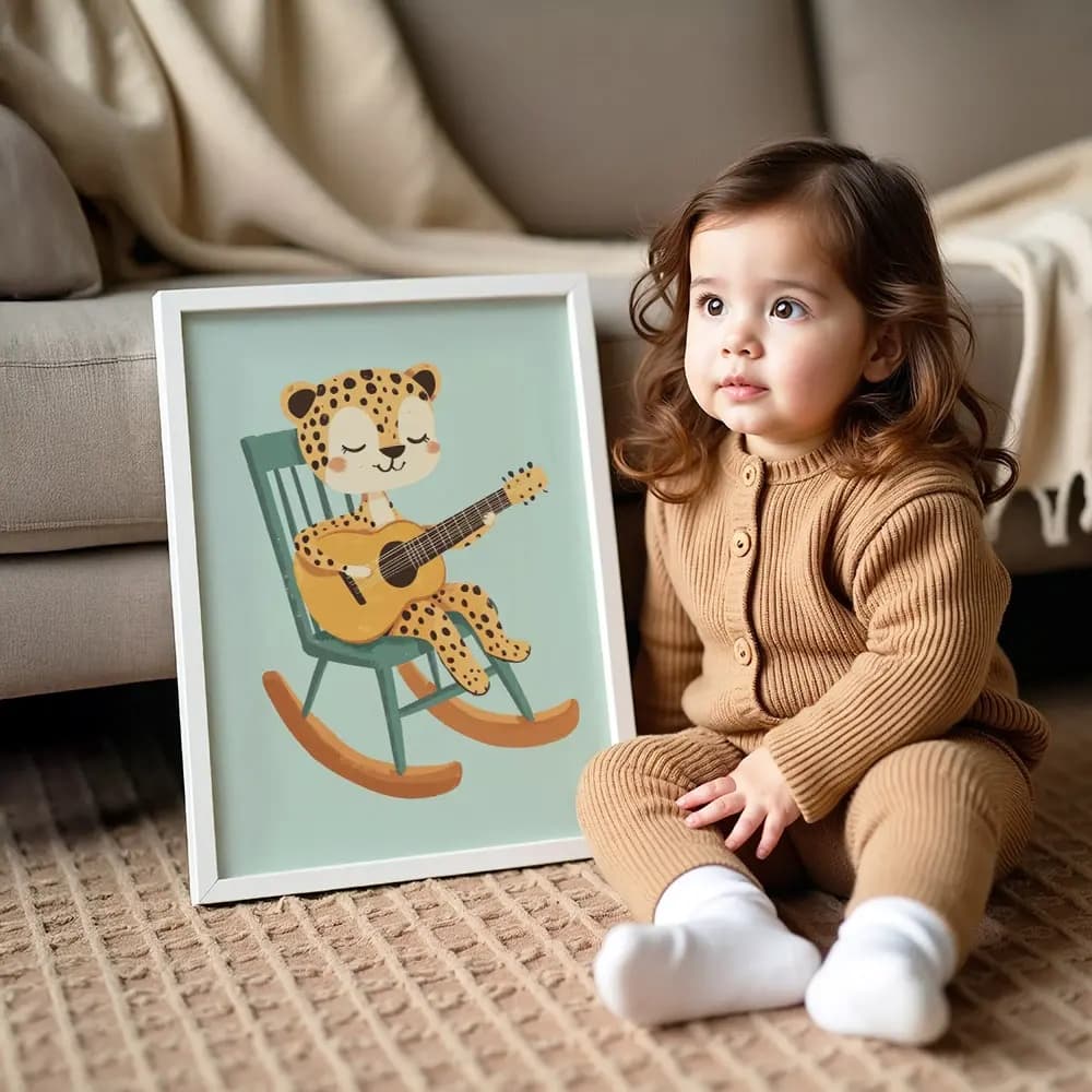 Tablou cu Ilustratii grafice - model Leopard 05