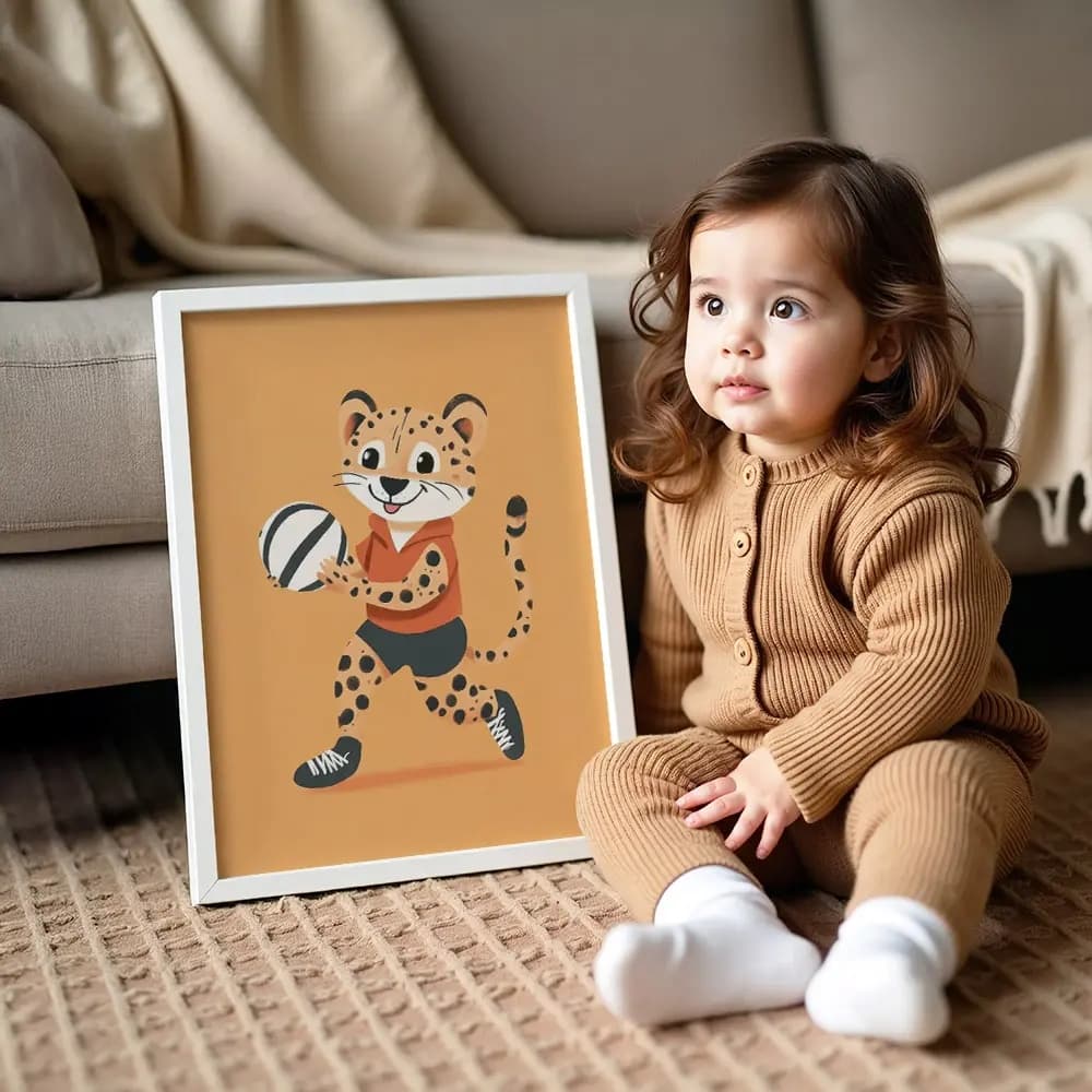 Tablou cu Ilustratii grafice - model Panteră 03